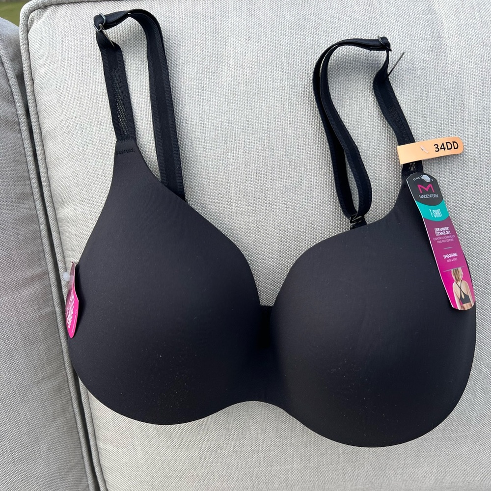 MAIDENFORM T-SHIRT COMFORT DEVOTION BRA SIZE 34DD